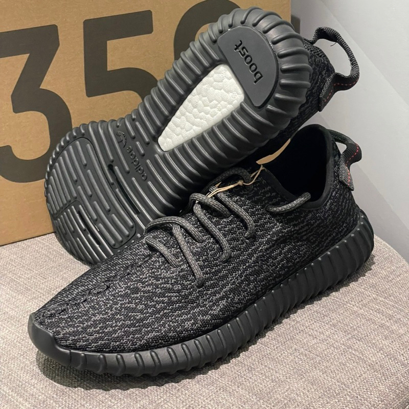 Jual Adidas Yeezy Boost 350 V1 Pirate Black 100% Authentic 