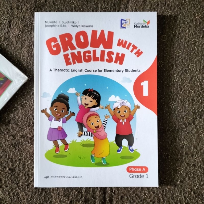Jual ORIGINAL BUKU BAHASA INGGRIS GROW WITH ENGLISH KELAS KELAS 1 SD ...