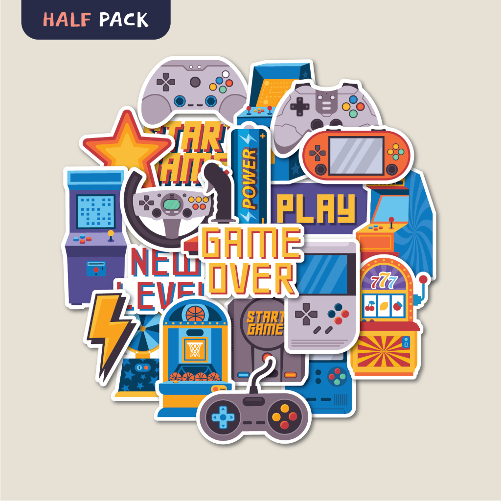 Jual STICKER PACK GAME MACHINE | STICKER TUMBLER | STIKER LAPTOP KOPER ...
