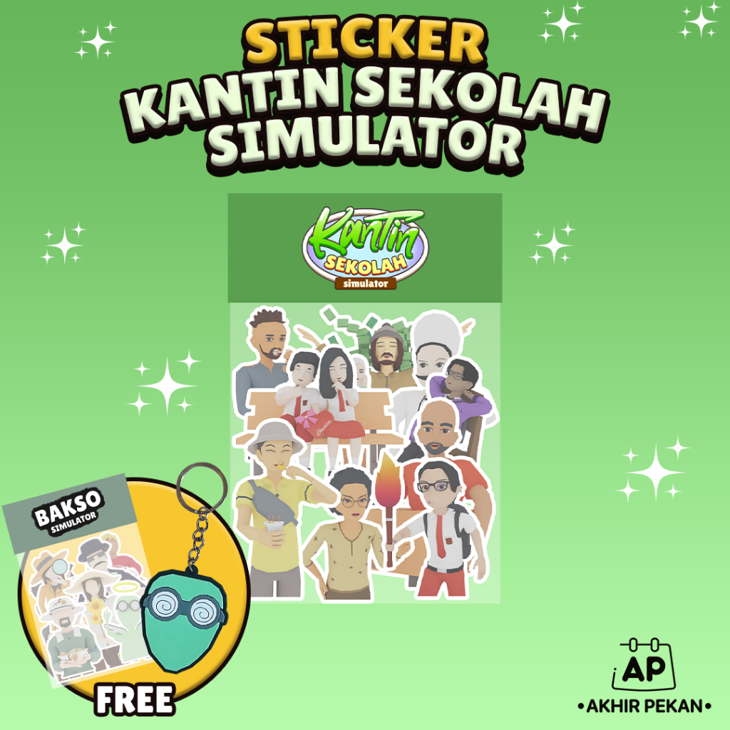 Jual Sticker Pack: Kantin Sekolah Simulator | Shopee Indonesia