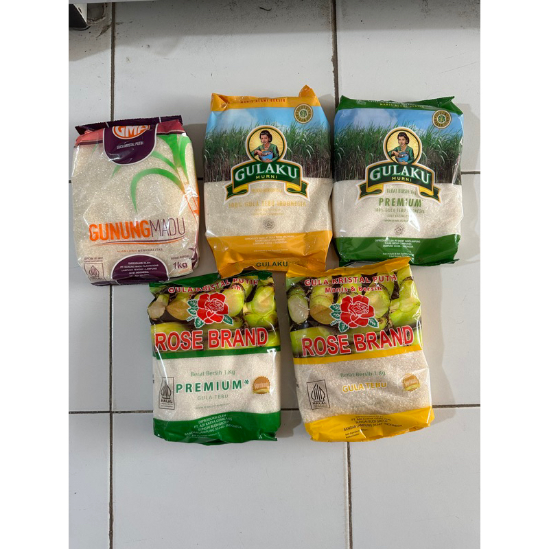 Jual Gula Pasir Kemasan 1kg Random Shopee Indonesia 2230