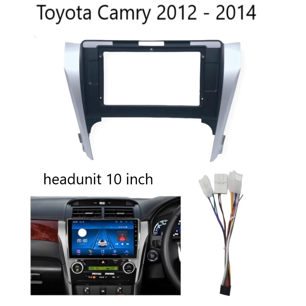 Jual Frame Head Unit Android 10 inch Toyota Camry 2012 | Shopee Indonesia