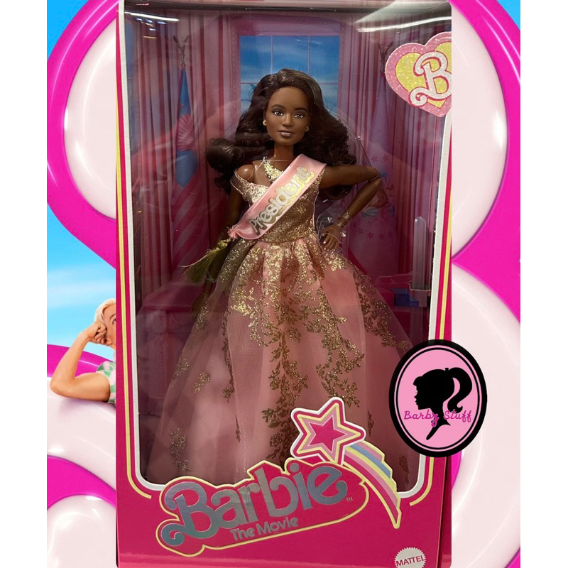 Jual Barbie The Movie Collectible Doll - President Barbie In Pink And ...