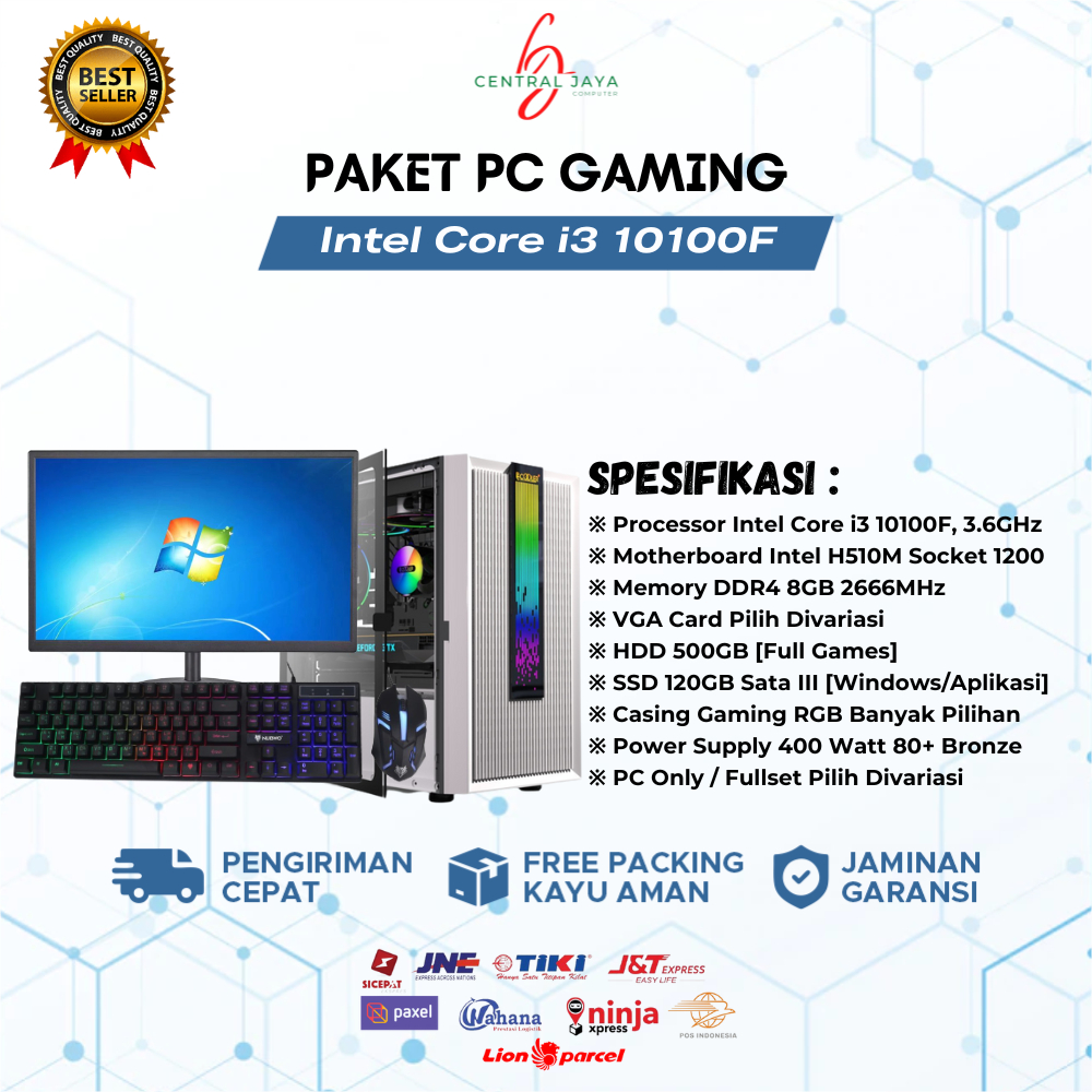 Jual Pc Gaming Fullset Core I F Vga Gtx Ti Hdd Ssd Ram Gb