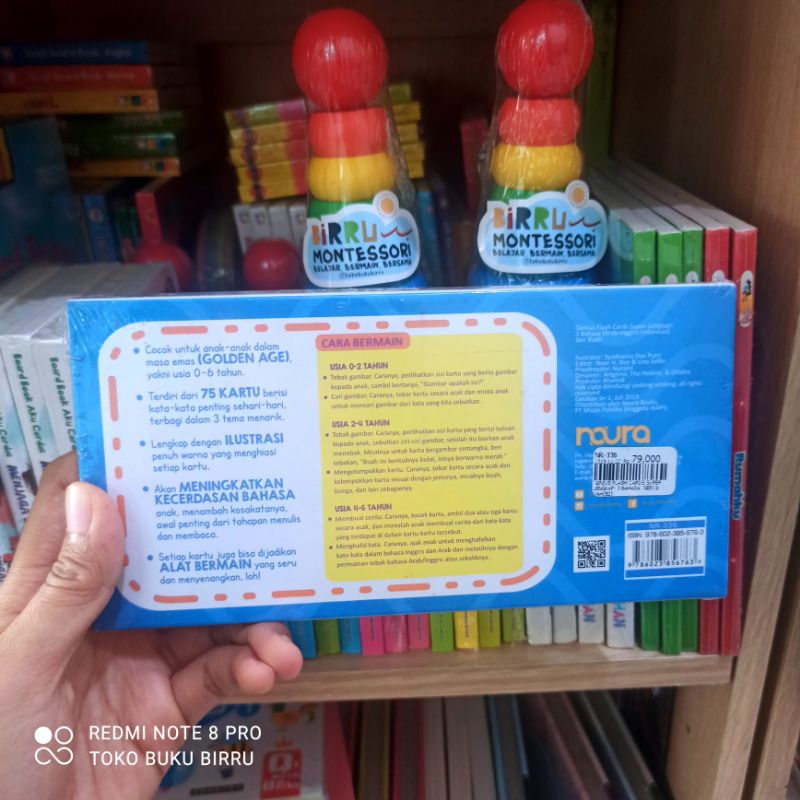 Jual Genius Flash Cards Super Lengkap! Tiga Bahasa Seri Buah + bunga ...