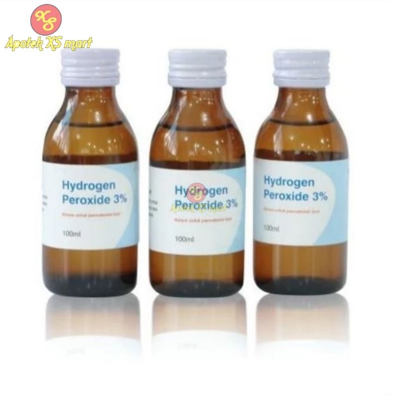 Jual Onemed H2o2 Hydrogen Peroxide 3 100 Ml Cairan Antiseptik Shopee