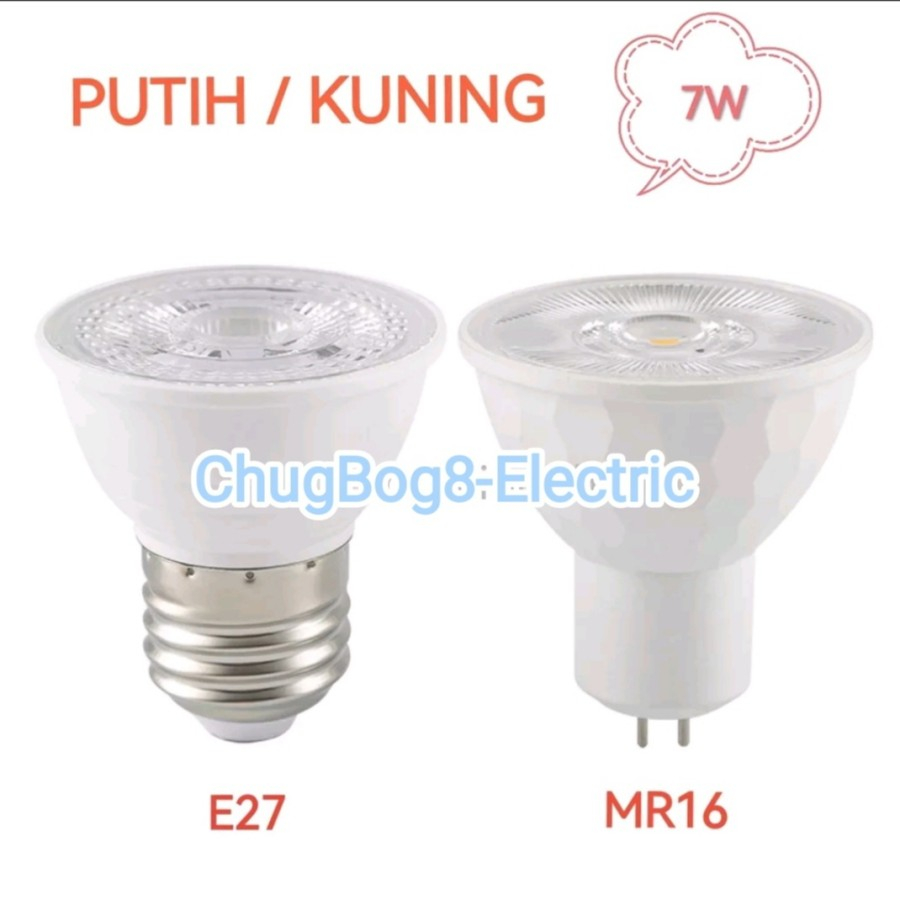 Jual Lampu Halogen Led Cob W E Mr Putih Kuning Mr Kuning