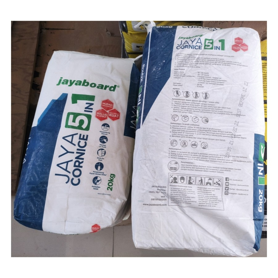 Jual Cornice compound jayaboard 20kg | Shopee Indonesia
