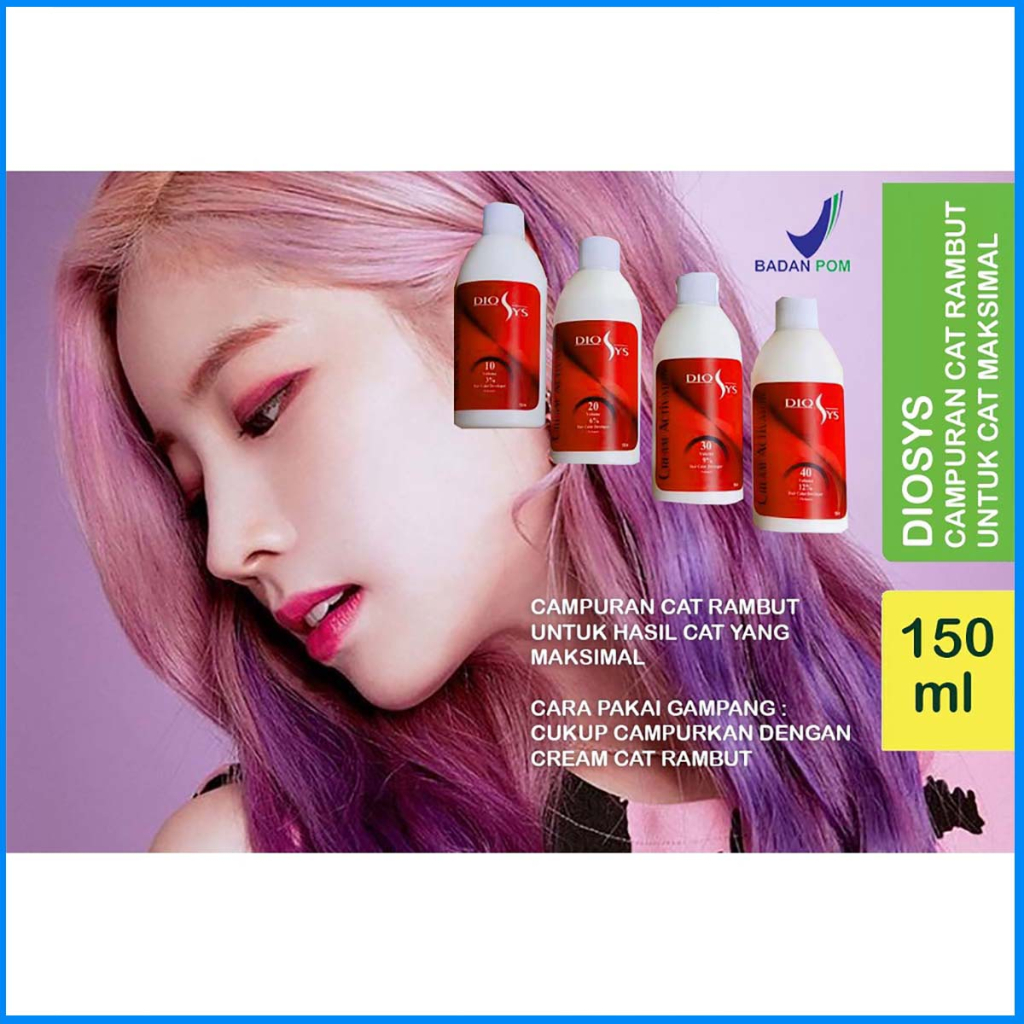 Jual [150ML] [BPOM] Campuran Cat Rambut Diosys Hair Color Developer | 3 ...