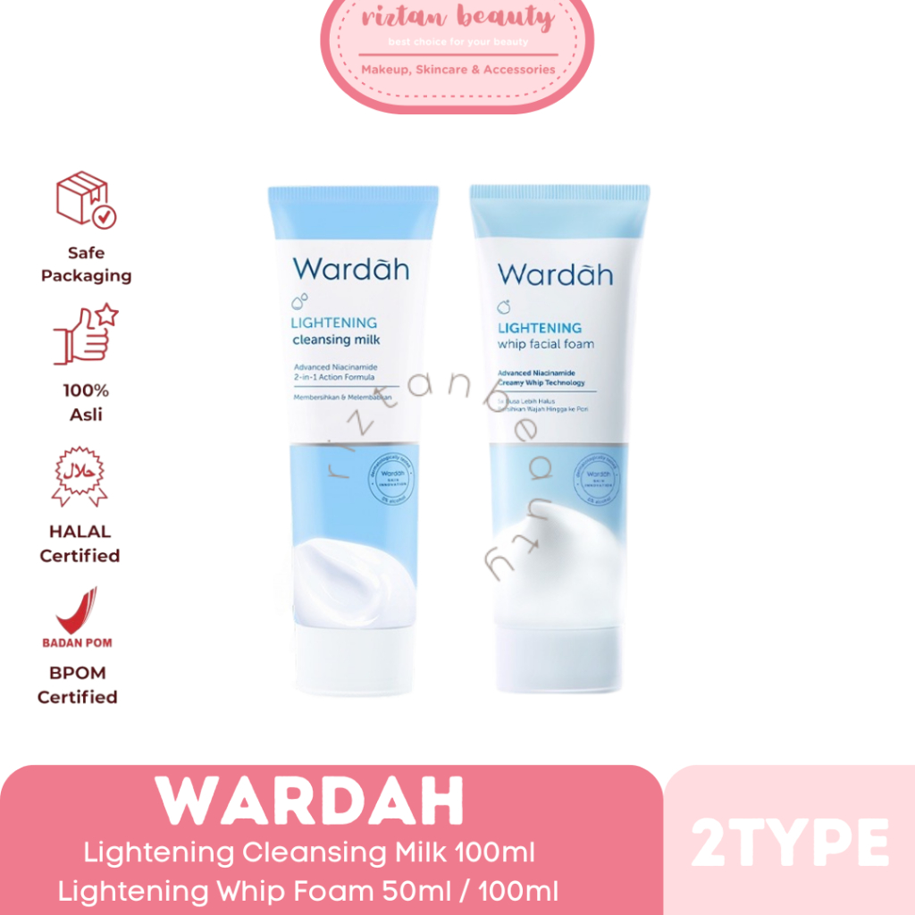 Jual WARDAH LIGHTENING ( CLEANSING MILK WHIP FACIAL FOAM ) Shopee