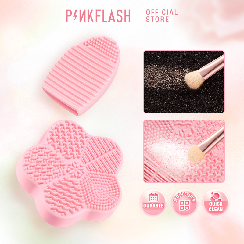 Jual PINKFLASH Makeup Brush Cleaner Brush Silicone Washing Tool