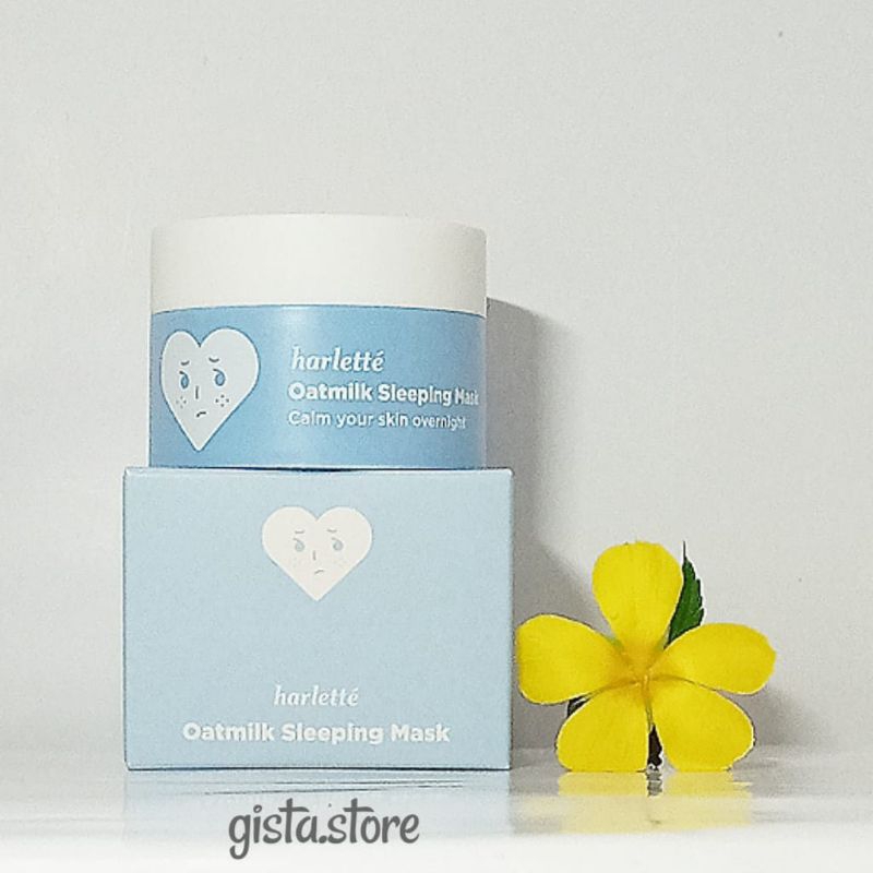 Jual 𝐇𝐀𝐑𝐋𝐄𝐓𝐓𝐄 𝐎𝐚𝐭𝐦𝐢𝐥𝐤 𝐒𝐥𝐞𝐞𝐩𝐢𝐧𝐠 𝐌𝐚𝐬𝐤 𝟑𝟎𝐠𝐫/𝐀𝐜𝐧𝐞 𝐏𝐫𝐨𝐧𝐞, 𝐃𝐫𝐲, 𝐂𝐨𝐦𝐛𝐢𝐧𝐚𝐭𝐢𝐨𝐧