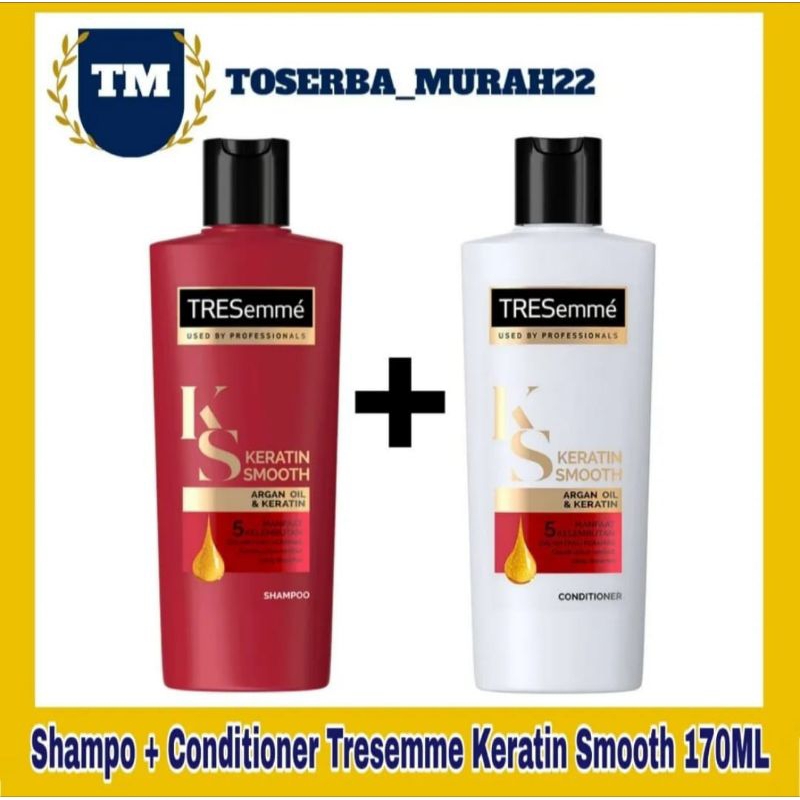 Jual TRESEMME - Shampoo Dan Conditioner Tresemme Keratin Smooth 170ml