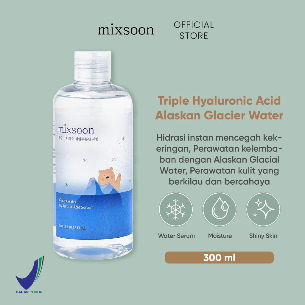 Jual MIXSOON Glacier Water Hyaluronic Acid Serum Shopee Indonesia