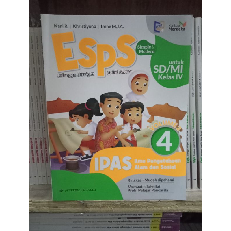 Jual Buku ESPS Ilmu Pengetahuan Alam Dan Sosial (IPAS) SD/MI Kelas 4 ...