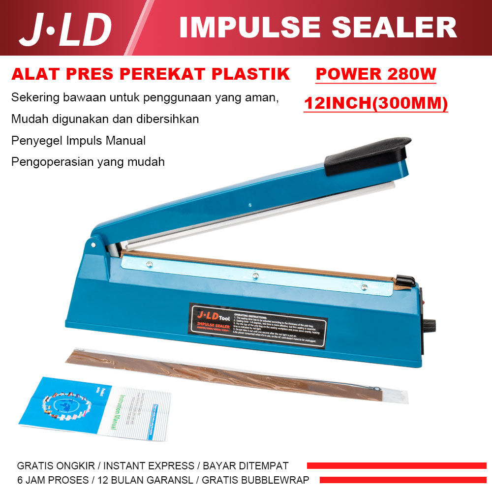 Jual Jld Impulse Sealer Alat Press Plastik Impulse Sealer Mesin Perekat Plastik Alat Pres