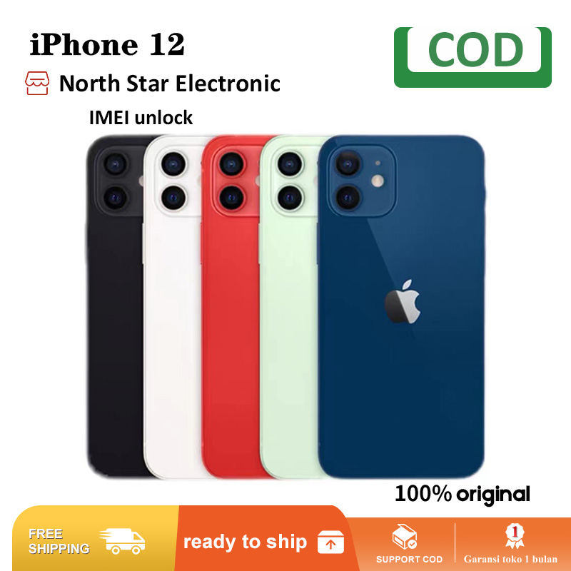 Jual iPhone 12 64GB/128GB/256GB BEKAS SECOND ORIGINAL 100% -Northstar