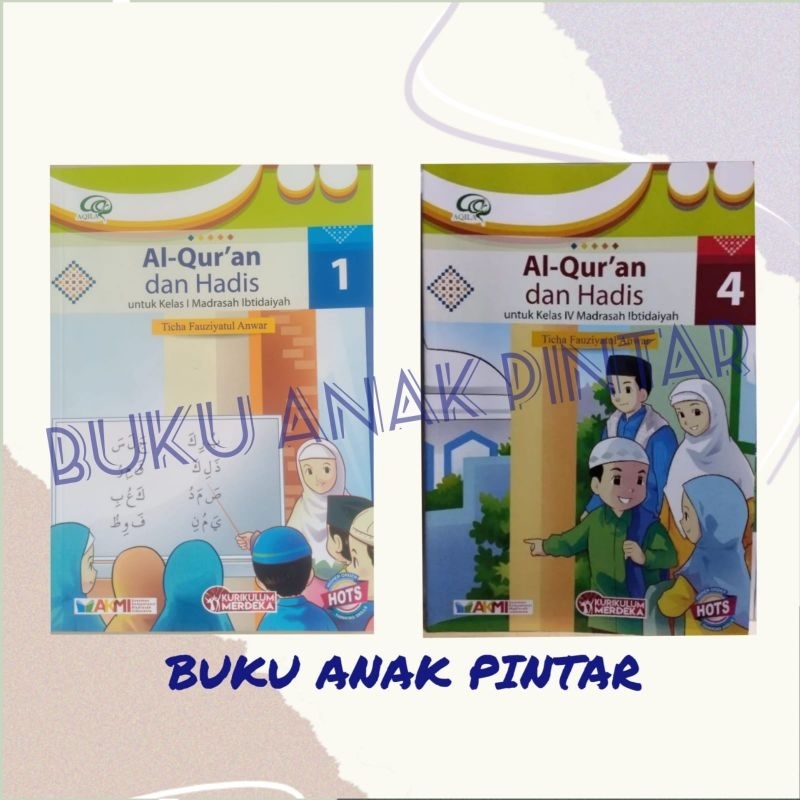 Jual Buku Al-Qur'an Dan Hadist MI AKM Kelas 1 Dan 4 SD Media Pena_buku ...