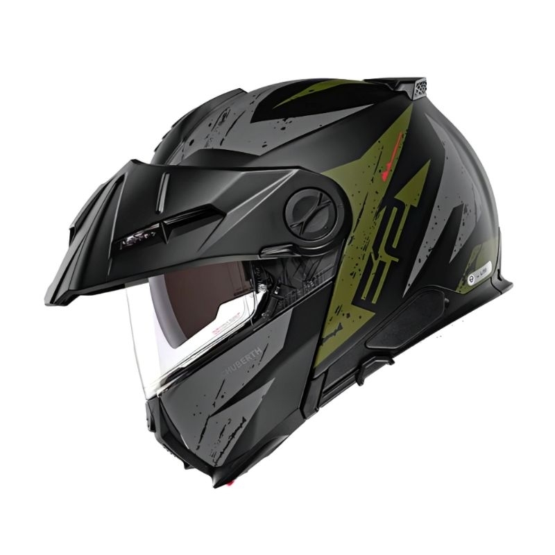 Jual HELM MOTOR SCHUBERTH E2 DEFENDER Flip-Up Modular GREEN Authentic ...