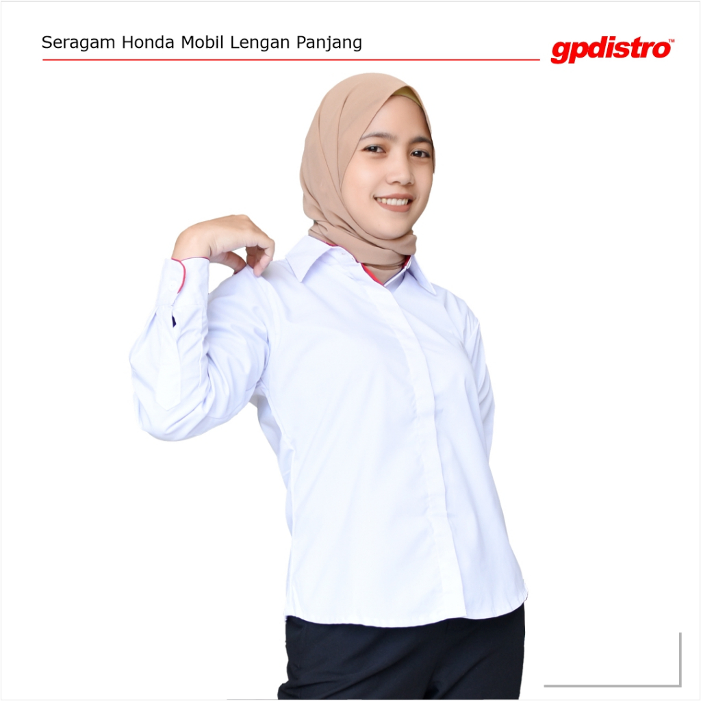 Jual Seragam Marketing Sales Honda Mobil Wanita Lengan Panjang | Shopee ...