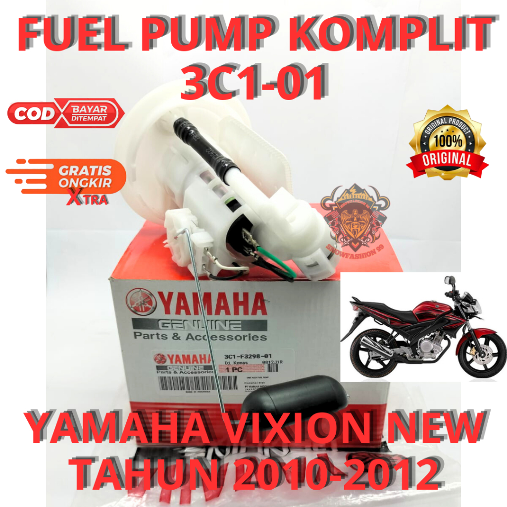 Jual FUEL PUMP POMPA BENSIN ASLI ORIGINAL 3C101 YAMAHA VIXION NEW