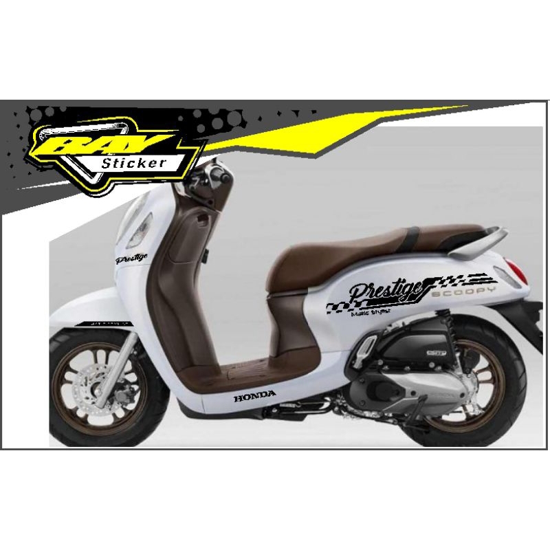 Jual stiker scoopy / stiker prestige / striping scoopy | Shopee Indonesia