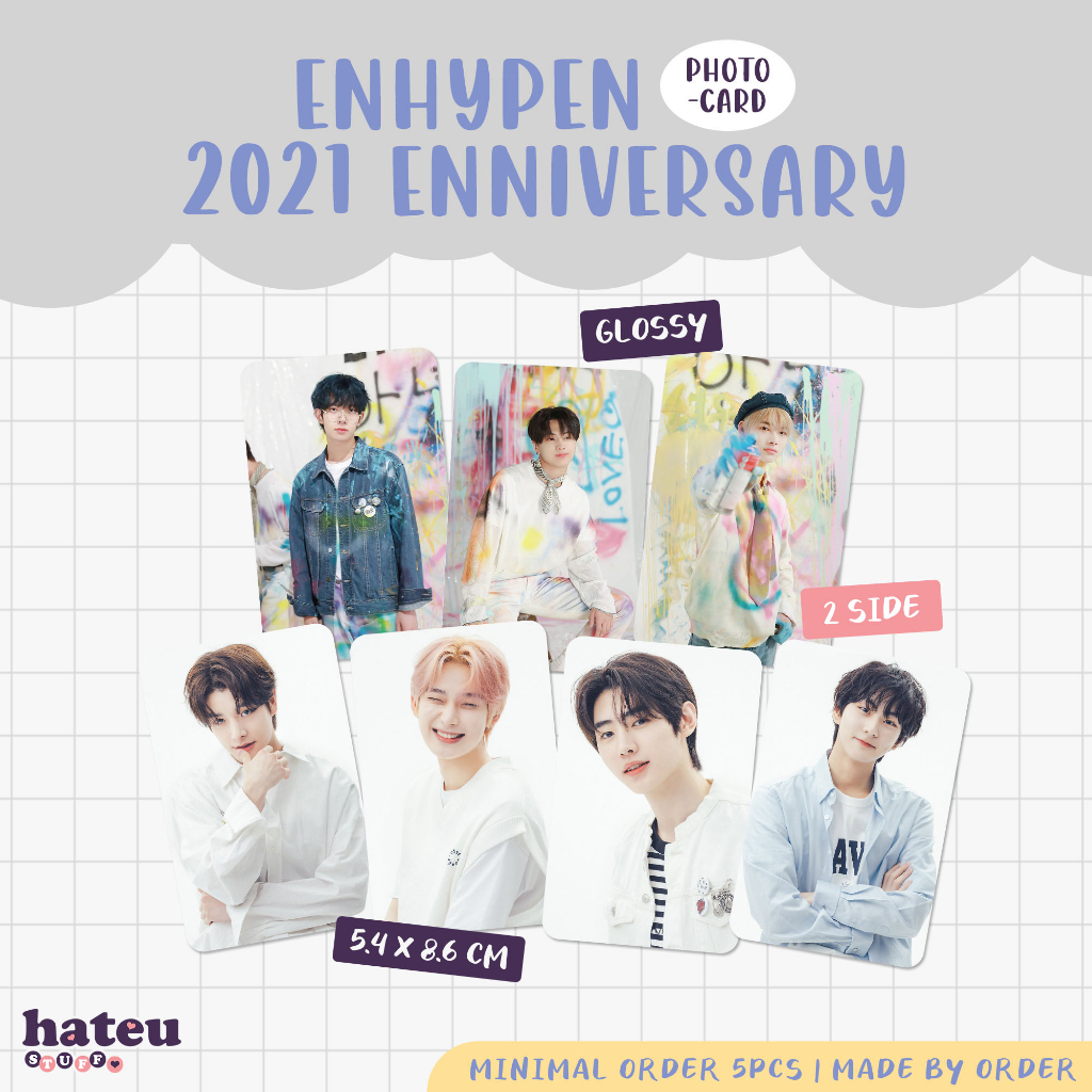 Jual Enhypen Unofficial Photocard 2021 ENNIVERSARY (1st