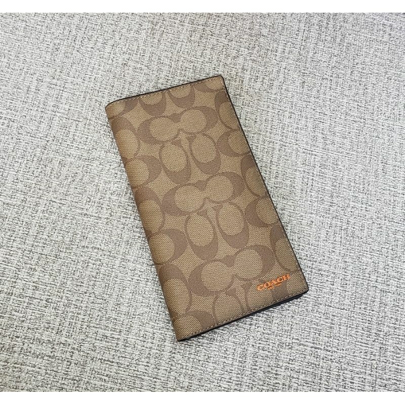 Jual Ready Coach 91645 slim passport wallet signature ta. Admiral multi