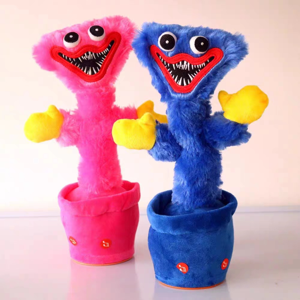 Jual Game Poppy Playtime Stuffed Toys Huggy Wuggy Dancing Speaking ...