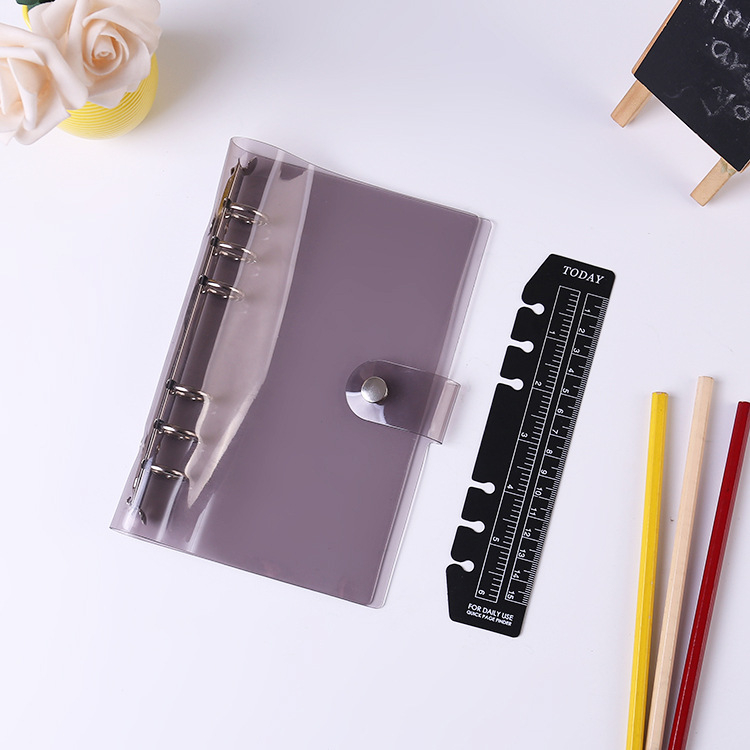 Jual Binder A6 PVC Hitam / Binder Budgeting A6 / Binder Planner A6 Clear / Binder Bening A6 6