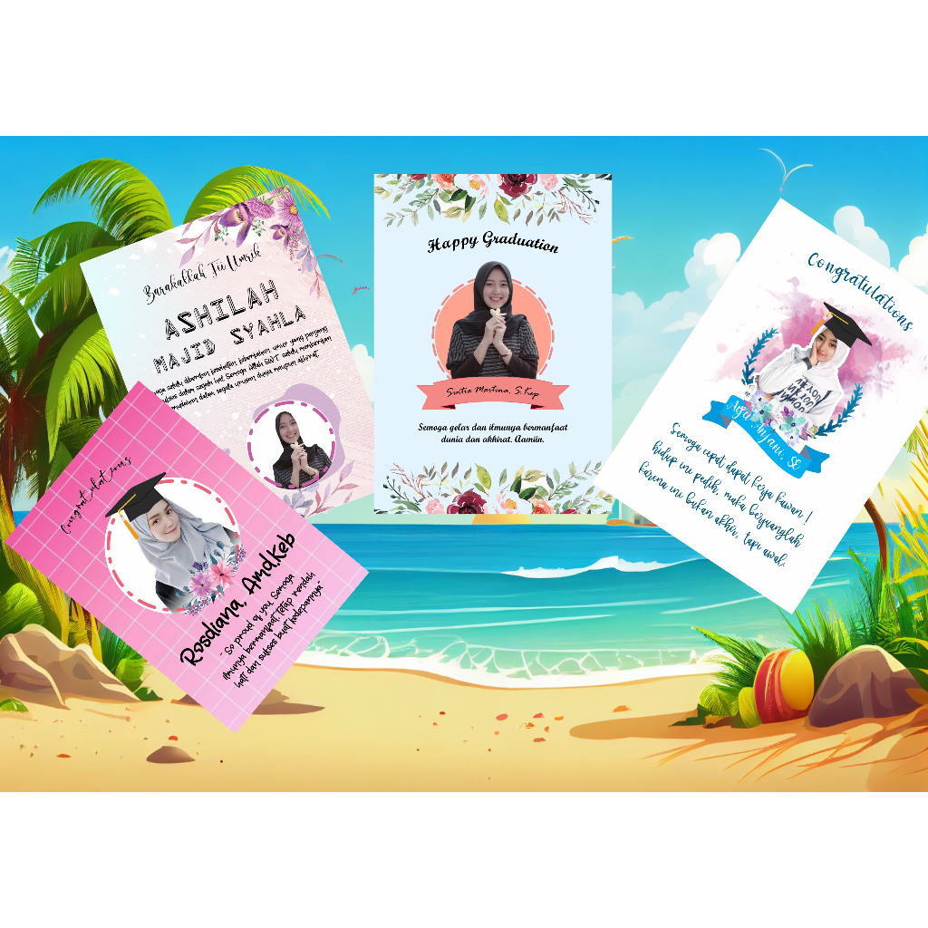 Jual HIASAN DINDING UCAPAN SELAMAT CUSTOM GAMBAR 20 X 30 | Shopee Indonesia