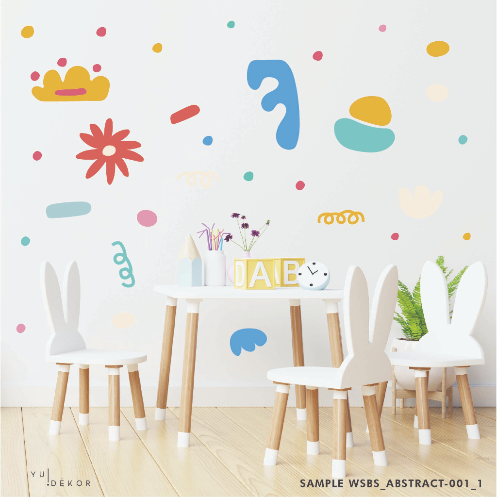 Jual Wall Decals Sticker / Stiker Dinding A5 / Wall Sticker motif ...