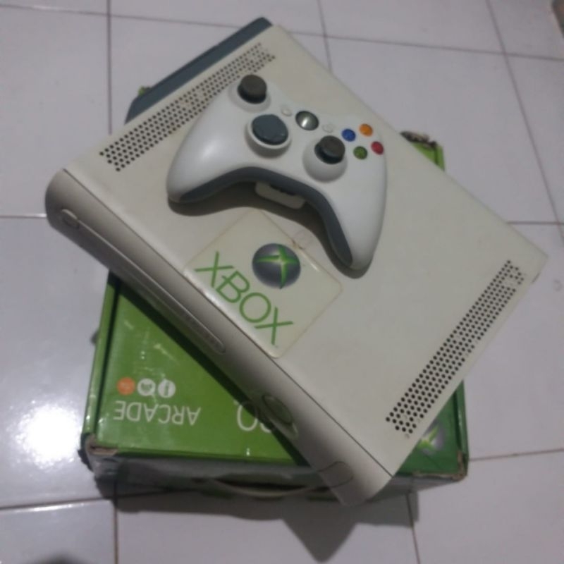 Jual Microsoft Xbox 360 Fat Jasper Rgh 320gb Shopee Indonesia