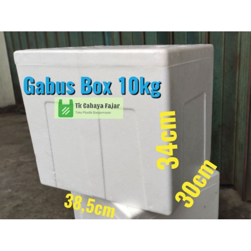 Jual Styrofoam Box Es Ikan 10 KG 38,5x30x34 Sterofoam Ice Box Ikan