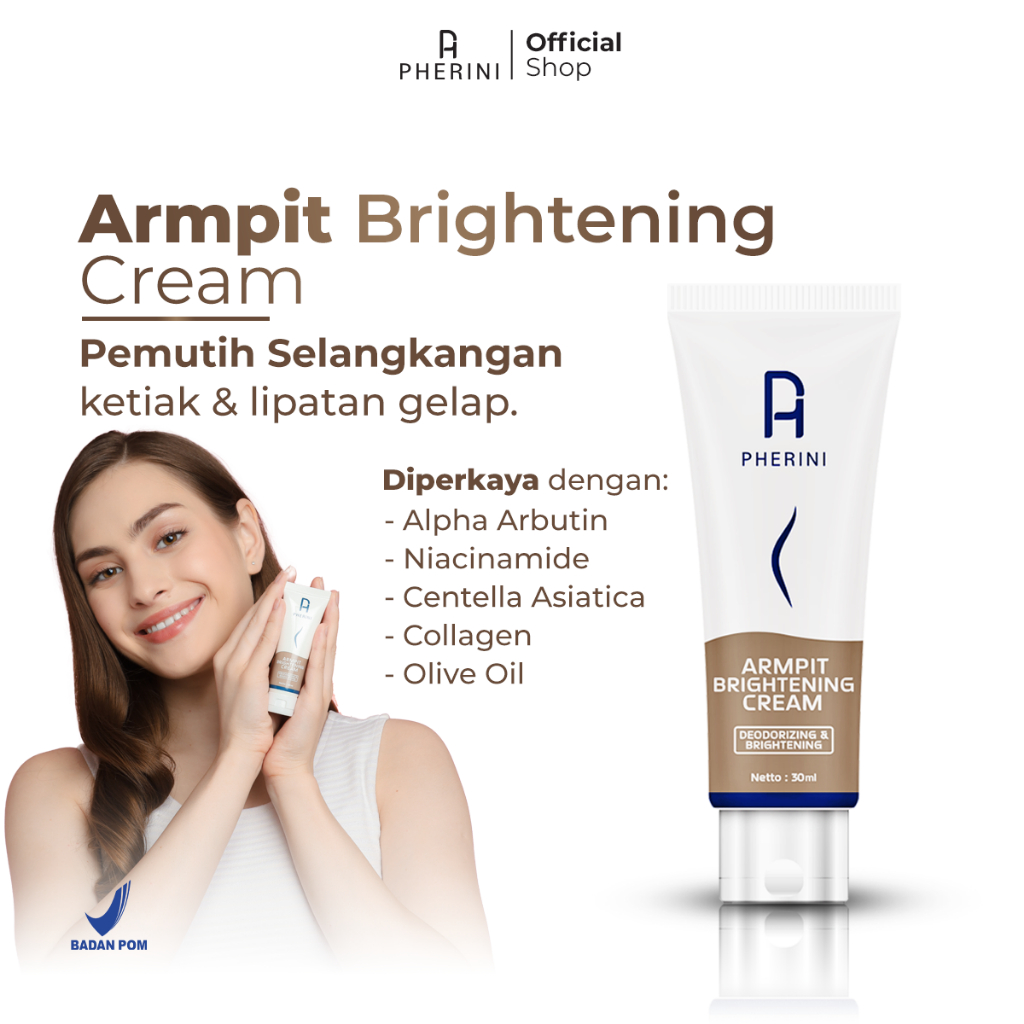 Jual Pherini New Packaging Underarm Armpit Brightening Cream Pemutih Ketiak Selangkangan Dan 6938