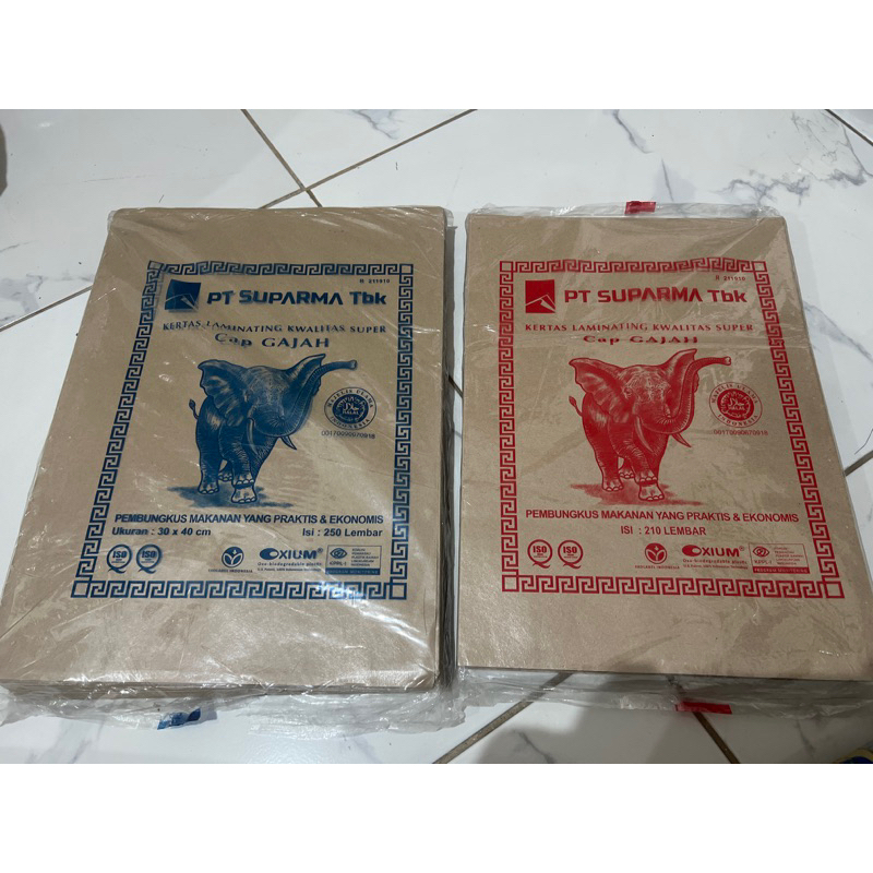 Jual Kertas Bungkus Nasi Cap Gajah Shopee Indonesia