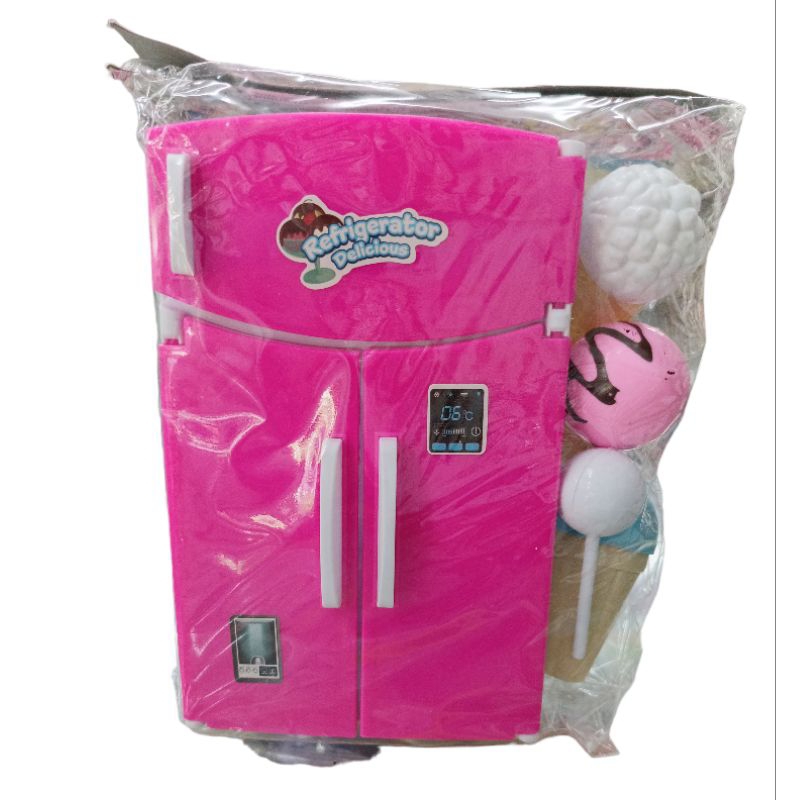 Jual Mainan kulkas dua pintu / mainan anak cewek kulkas | Shopee Indonesia