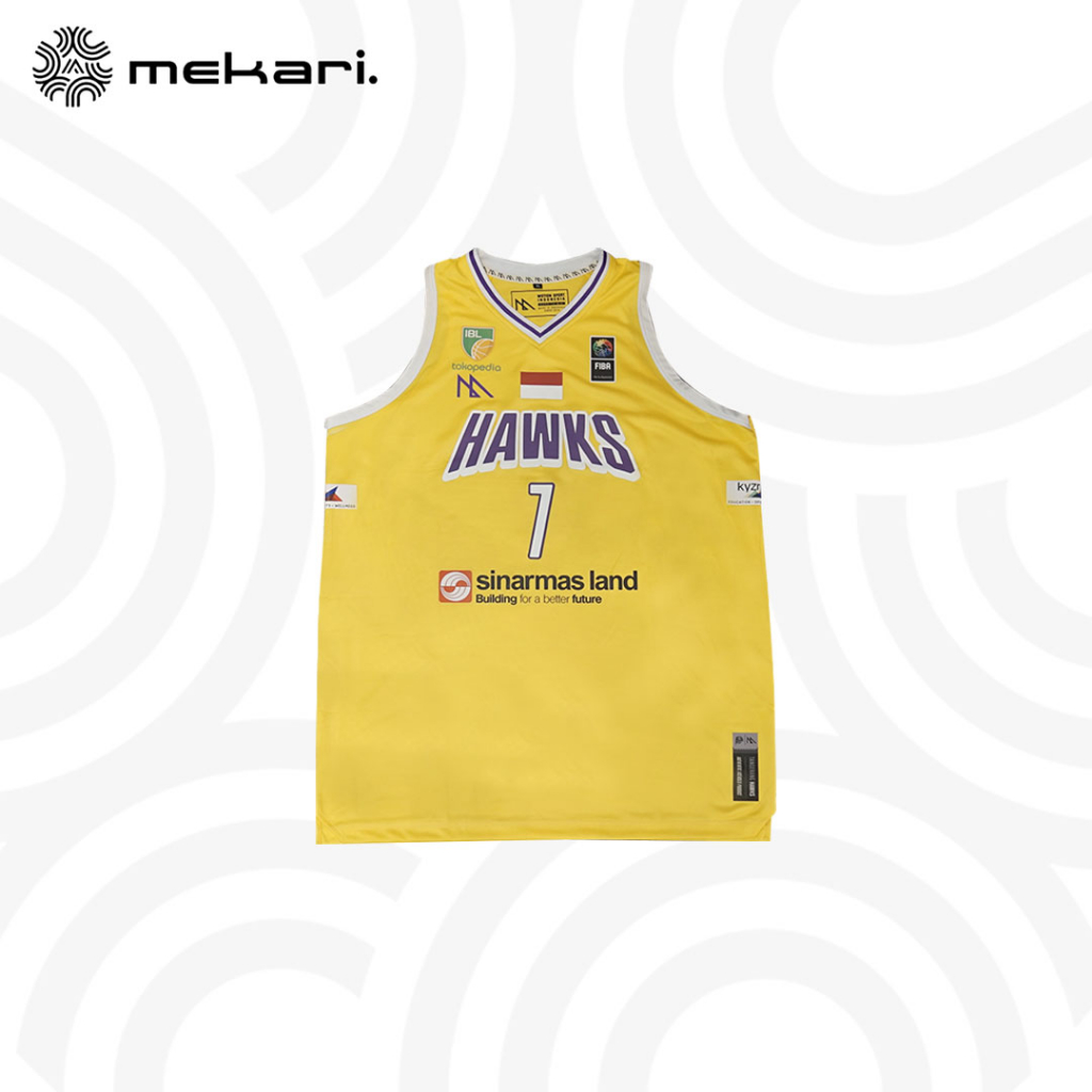 Jual Jersey Basket Tangerang Hawks Official Jersey 2023 (Numbered