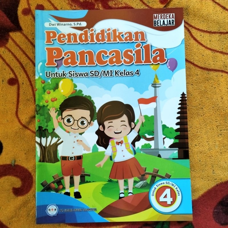 Jual ORIGINAL BUKU PENDIDIKAN PANCASILA KELAS 4 SD KURIKULUM MERDEKA ...