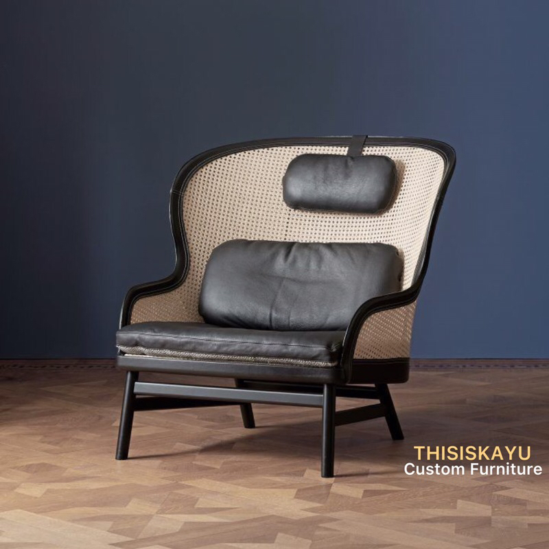 Jual Kursi Sofa Kayu Jati Mix Anyaan Rotan Kuri Santai Anyaman Rotan