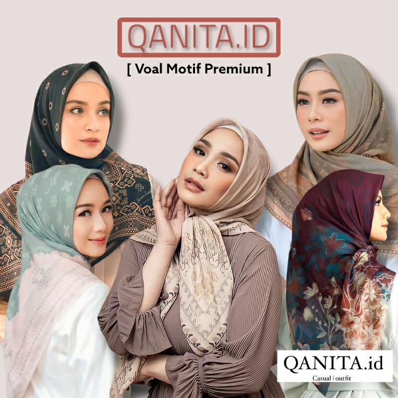 Jual Hijab Voal Premium Voal Motif Hijab Voal Motif Premium Voal