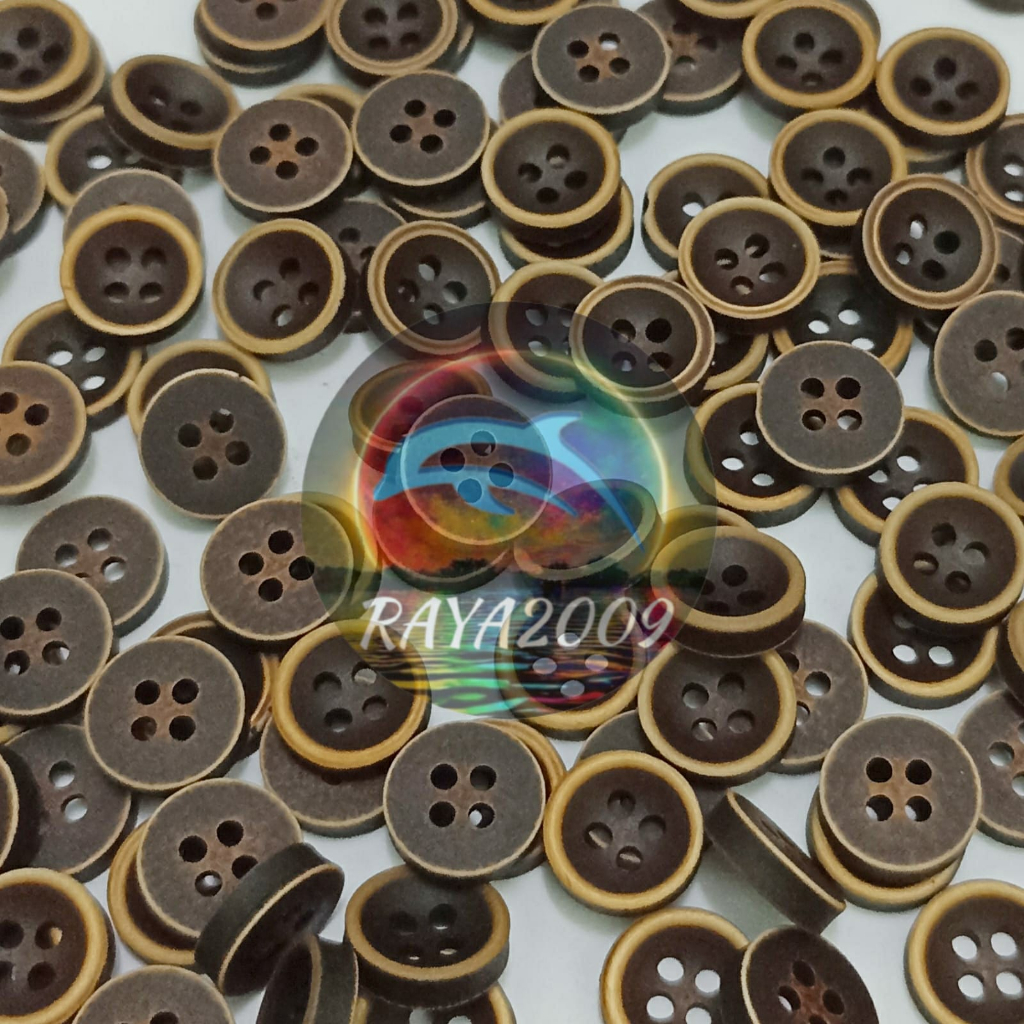 Jual Isi 144 Pcs Kancing Baju Motif Kayu RM 1106 ( Ecer ) | Shopee ...