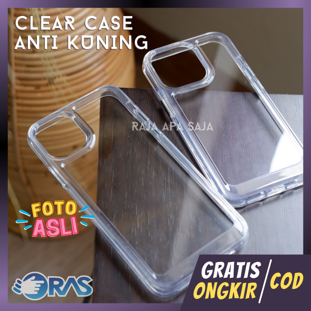 Jual Softcase For IP 13 Pro 13Pro Max Anti Kuning Yellow Bening Clear ...