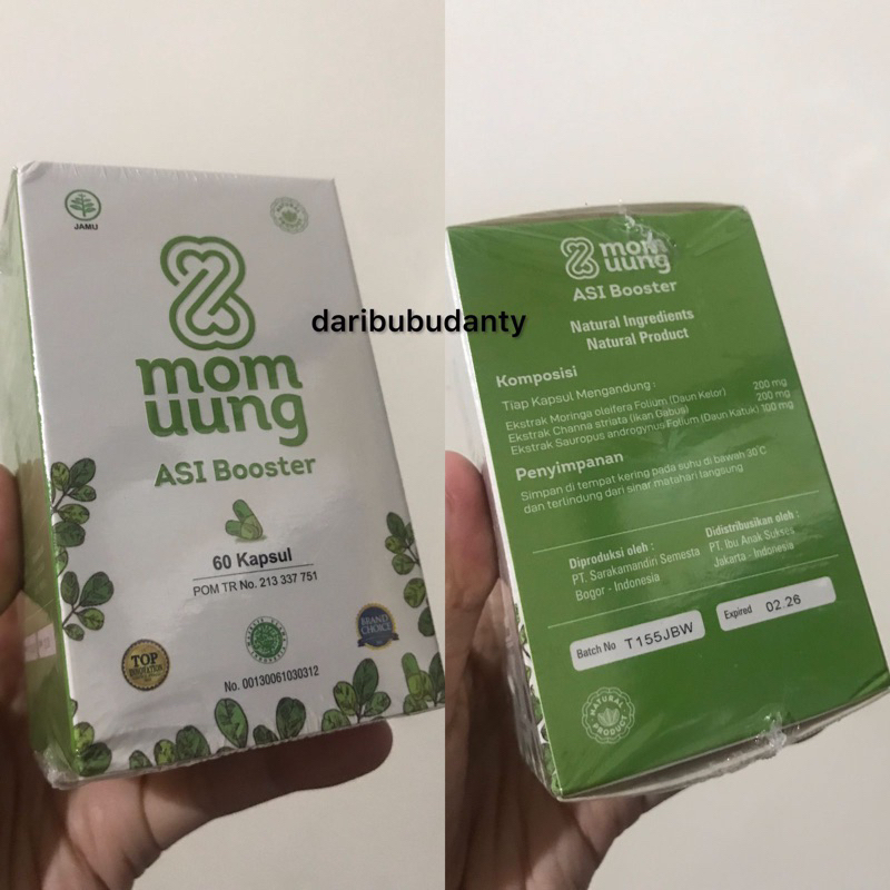 Jual Asi Booster Mom Uung 30 Kapsul & 60 Kapsul | Shopee Indonesia