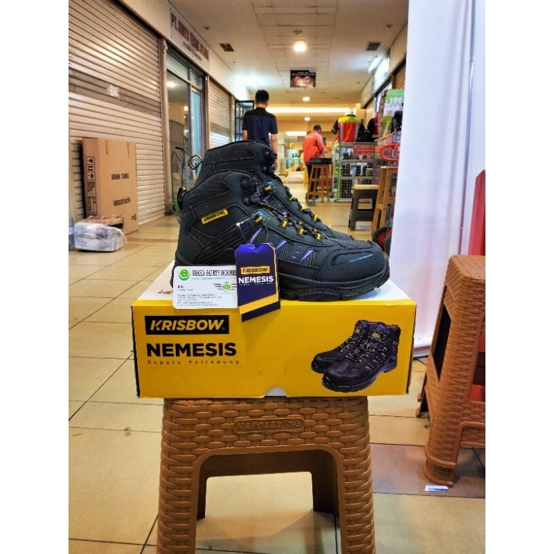Jual Sepatu Safety Krisbow Nemesis / Safety Shoes Krisbow Termurah
