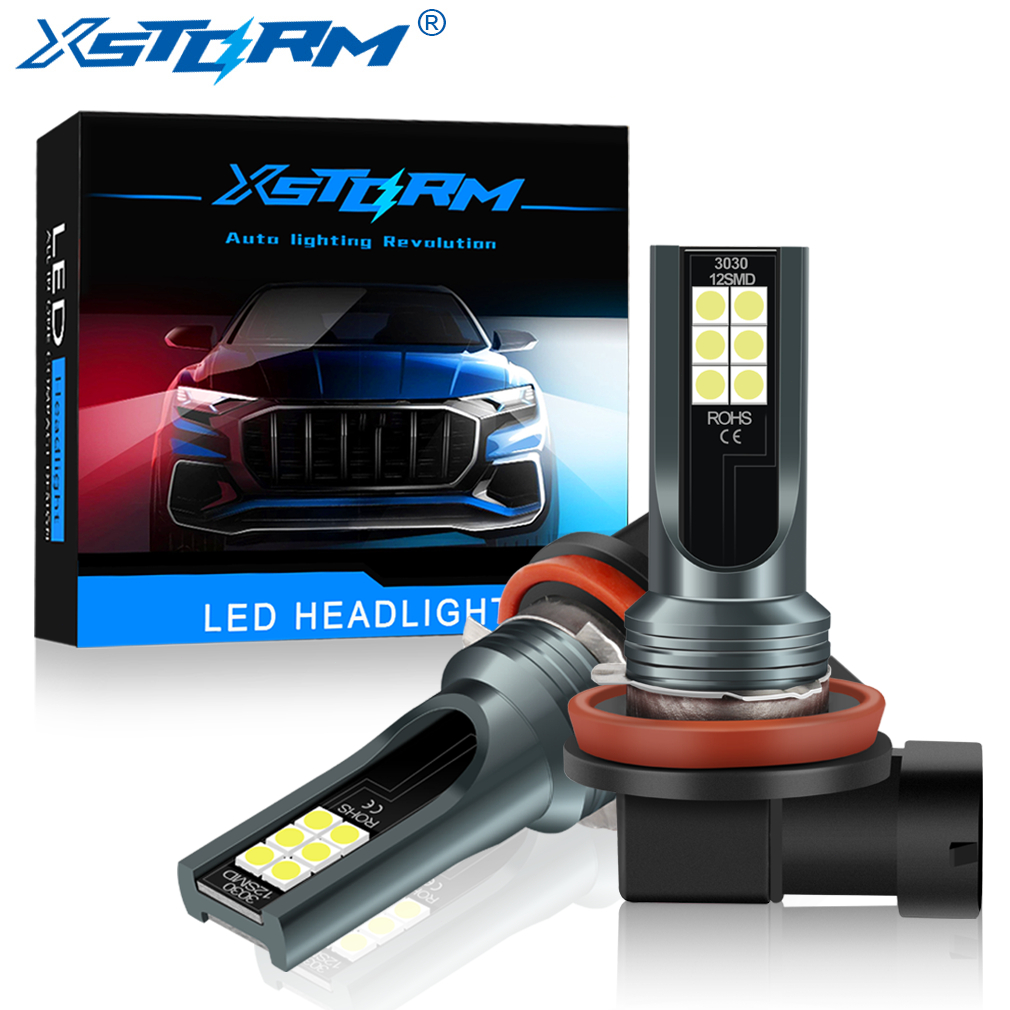 Jual XSTORM 2Pcs H11 Lampu LED H11 H8 HB3 9005 HB4 9006 Super 3030SMD