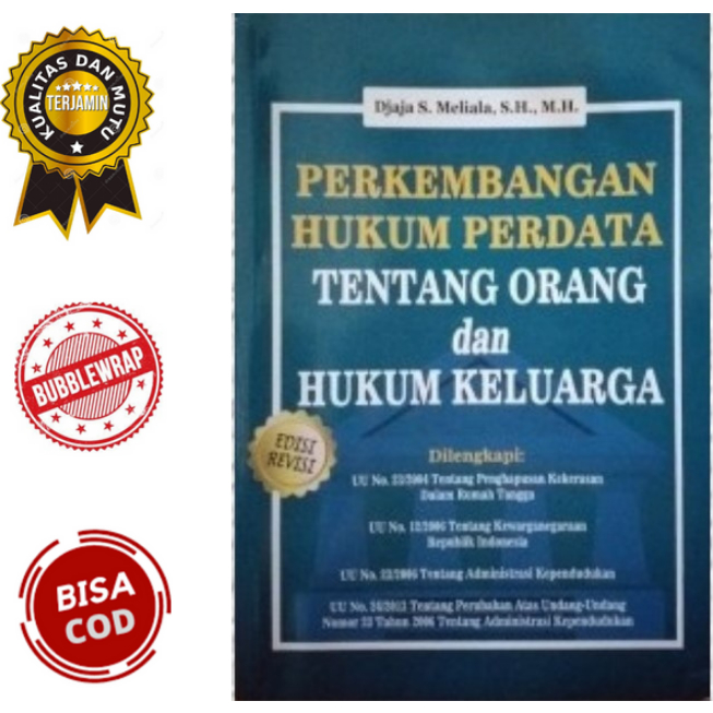 Jual Buku Perkembangan Hukum Perdata Tentang Orang Dan Hukum Keluarga