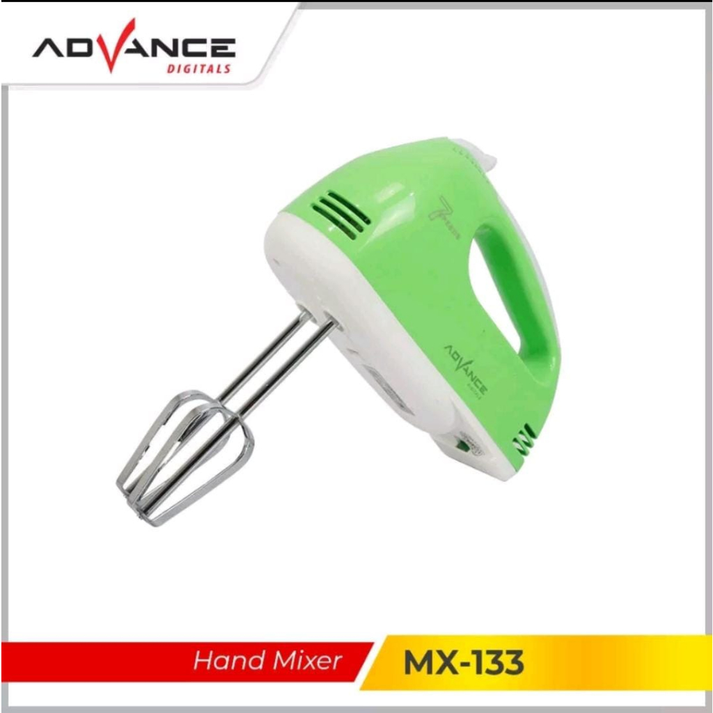 Jual Ready Stok Advance Hand Mixer Mx 133 Alat Pengaduk Dengan 7