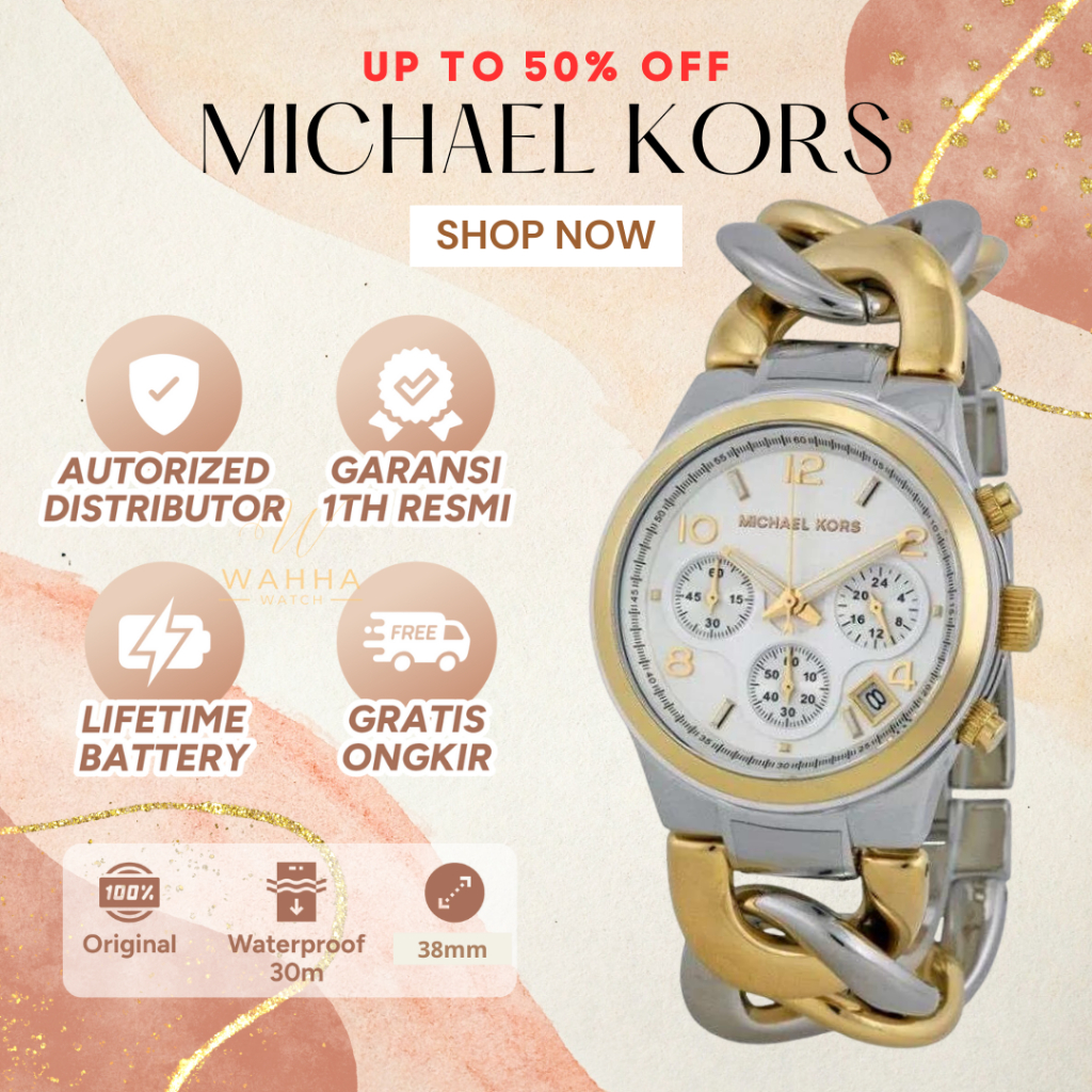 Jual ORIGINAL COD Jam Tangan Wanita Michael Kors MK3199 MK 3199 Watch BERGARANSI Shopee Indonesia