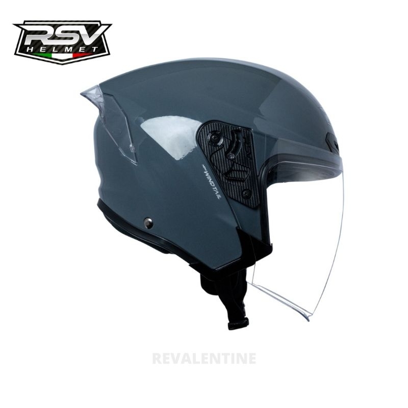 Jual RSV WINDTAIL CARBON ORIGINAL Helm Half Face Wind Tail Motif